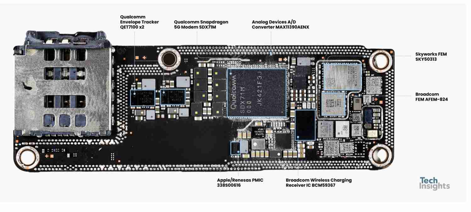 拆解显示苹果 iPhone 16 全系采用高通 X71 基带，型号为 SDX71M