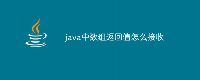 java中数组返回值怎么接收