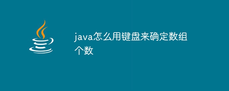 java怎么用键盘来确定数组个数