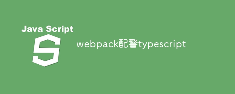 webpack配警typescript