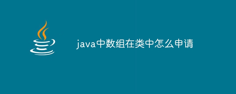 java中数组在类中怎么申请