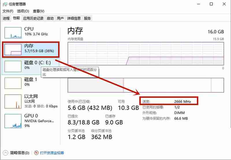 电脑内存频率高有什么好处 Win10内存频率怎么看 