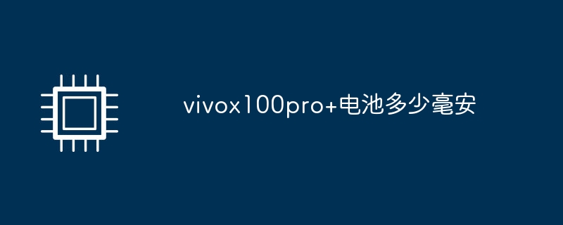 vivox100pro+电池多少毫安