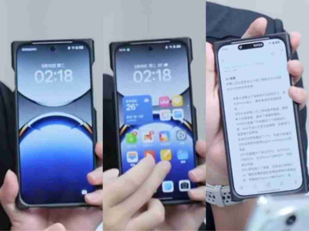  刘作虎晒 FindX8 真机照 对比 iPhone 傻傻分不清？