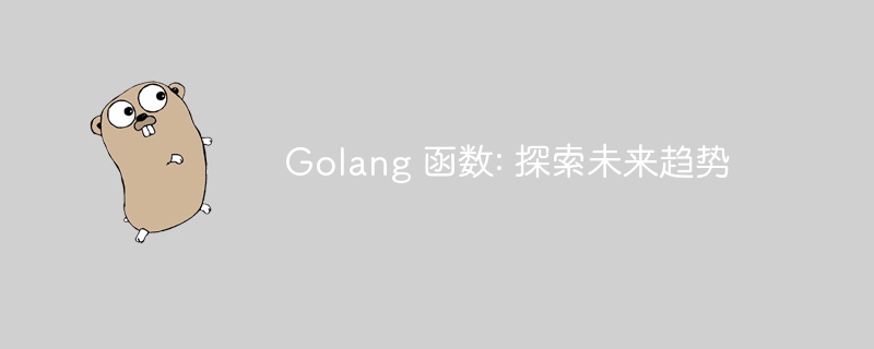 Golang 函数: 探索未来趋势