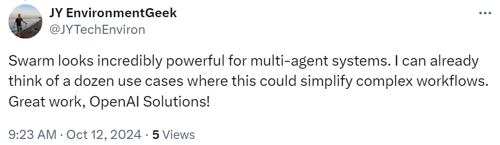 OpenAI今天Open了一下：开源多智能体框架Swarm