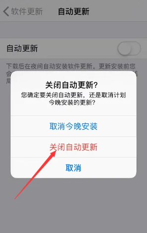 苹果手机怎么才能关闭系统自动更新