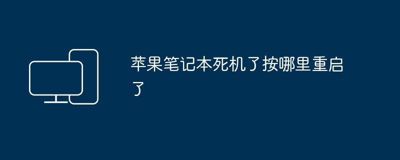 苹果笔记本死机了按哪里重启了