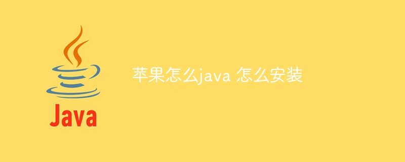 苹果怎么java 怎么安装