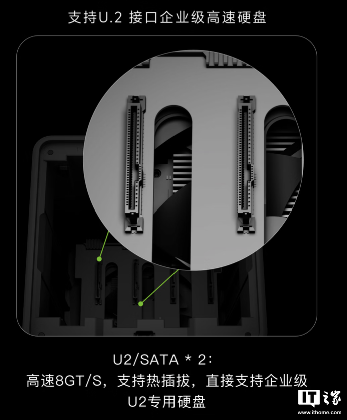 极空间私有云 Q4 四盘位 NAS 首销：U.2 接口、英特尔 N95 + 8G RAM，1899 元