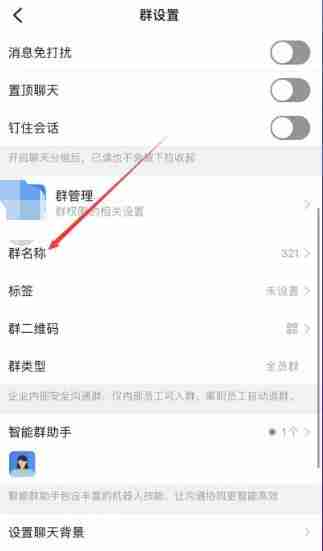 钉钉群昵称怎么修改 钉钉群昵称修改方法图文教程