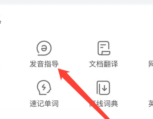 有道词典怎么找到发音指导 找到发音指导操作方法