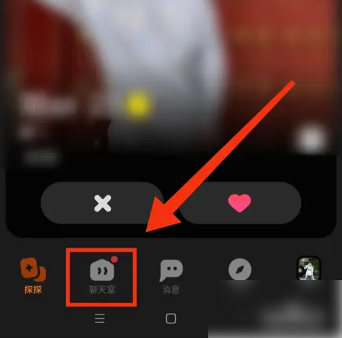 探探附近人聊天怎么开启 探探进入附近的聊天室方法