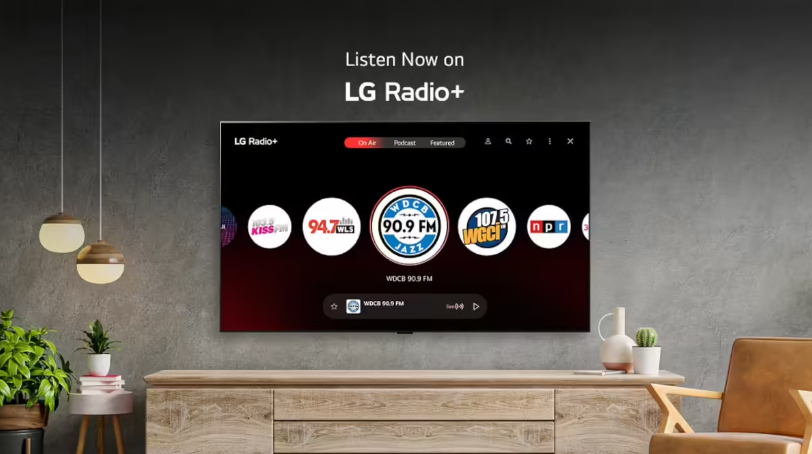 LG电子推出全新免费音频流媒体服务LG Radio+