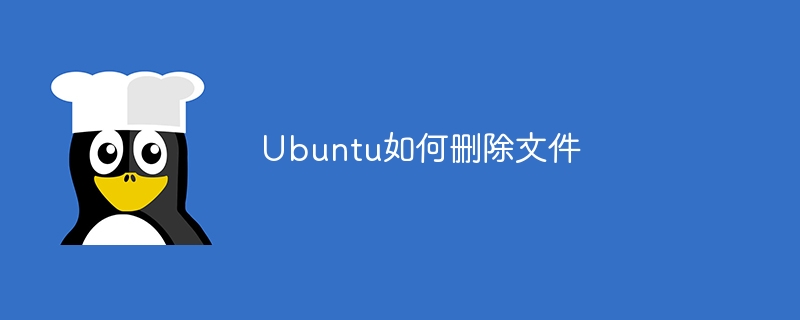 Ubuntu如何删除文件