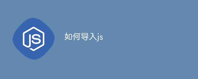 如何导入js