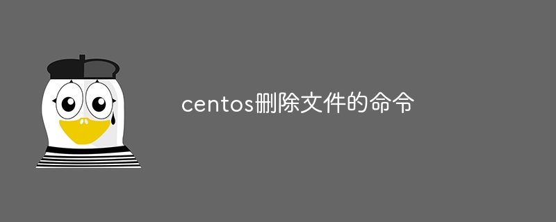 centos删除文件的命令