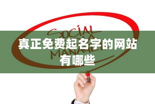 真正免费起名字的网站有哪些