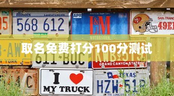 取名免费打分100分测试
