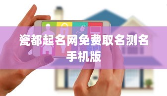 瓷都起名网免费取名测名手机版
