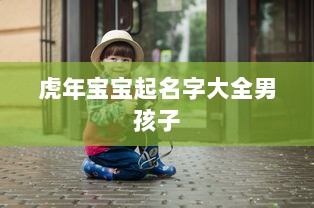 虎年宝宝起名字大全男孩子