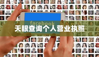 天眼查询个人营业执照