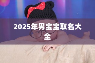 2025年男宝宝取名大全