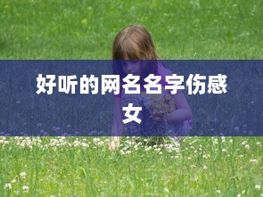 好听的网名名字伤感女