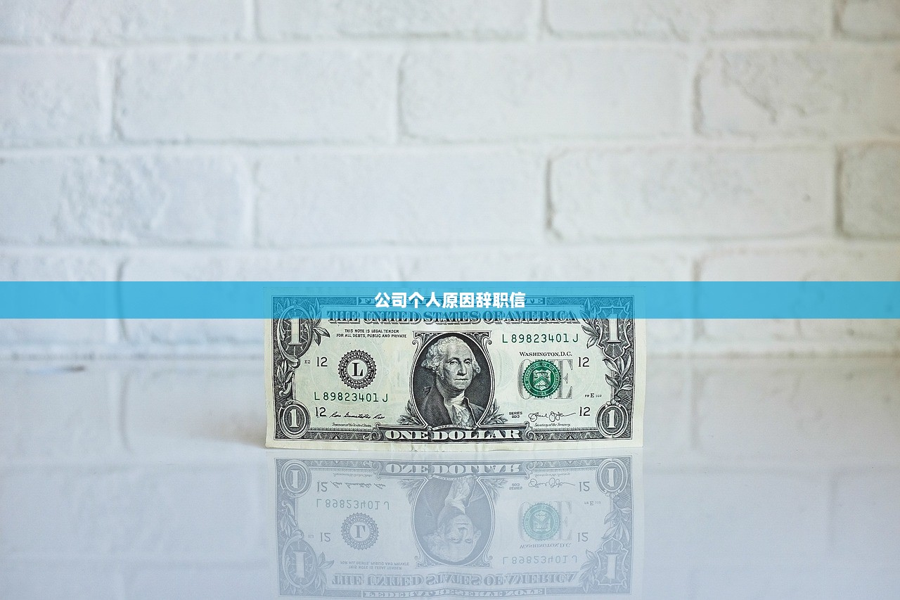 公司个人原因辞职信