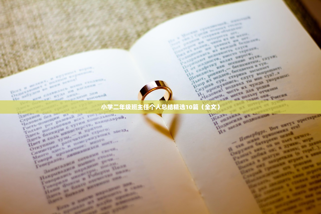 小学二年级班主任个人总结精选10篇（全文）  第1张