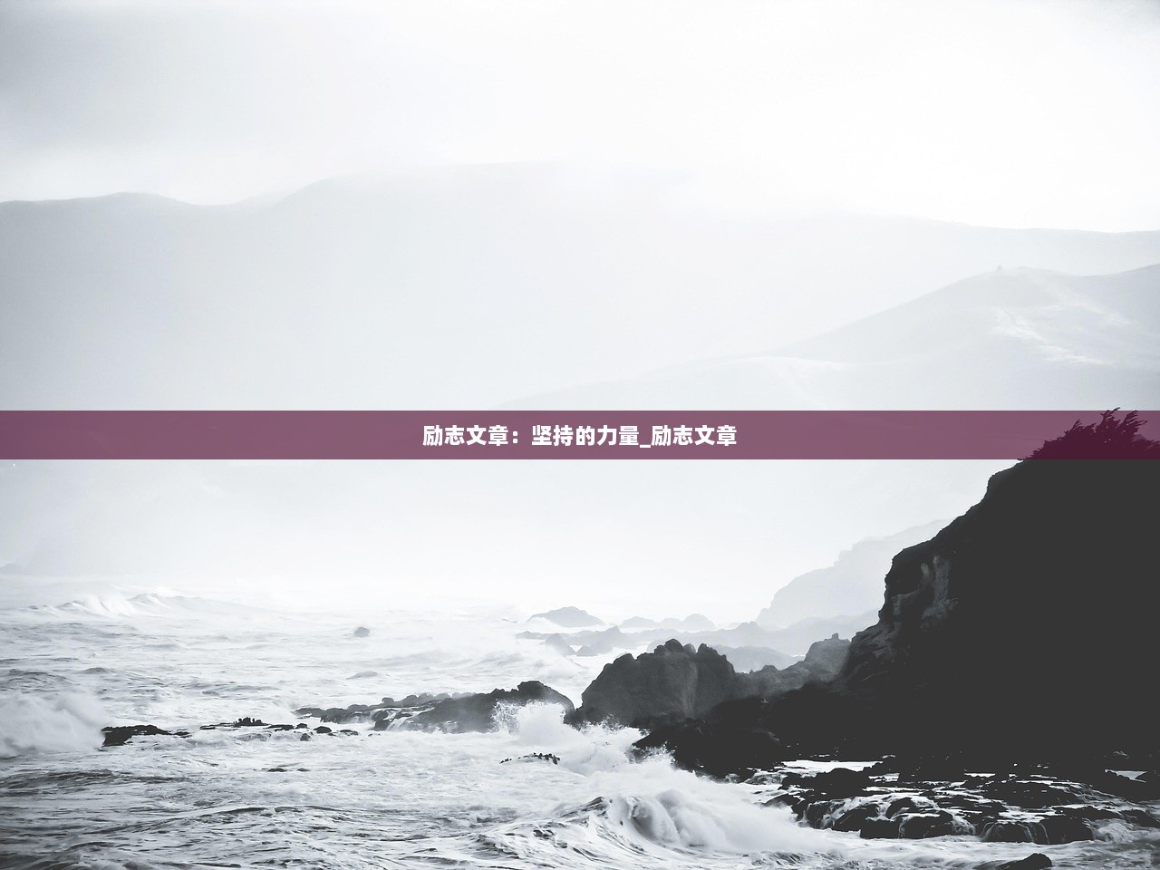 励志文章：坚持的力量_励志文章  第1张
