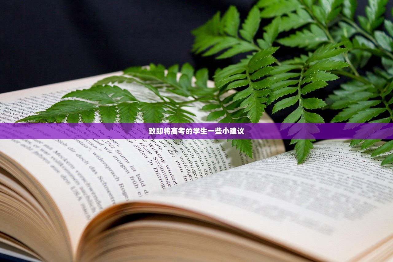 致即将高考的学生一些小建议