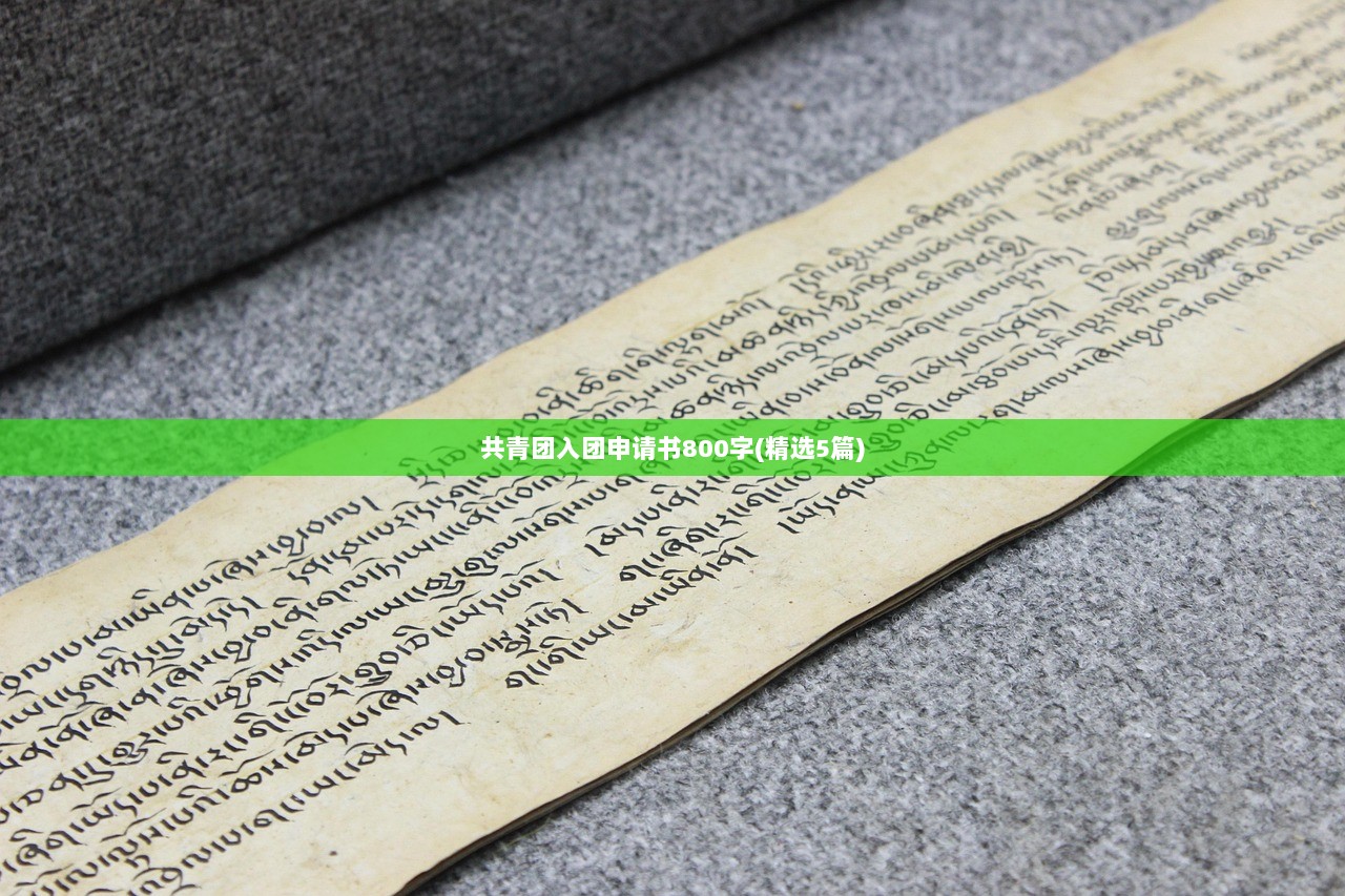 共青团入团申请书800字(精选5篇) 第1张 共青团入团申请书800字(精选5篇) 第1张