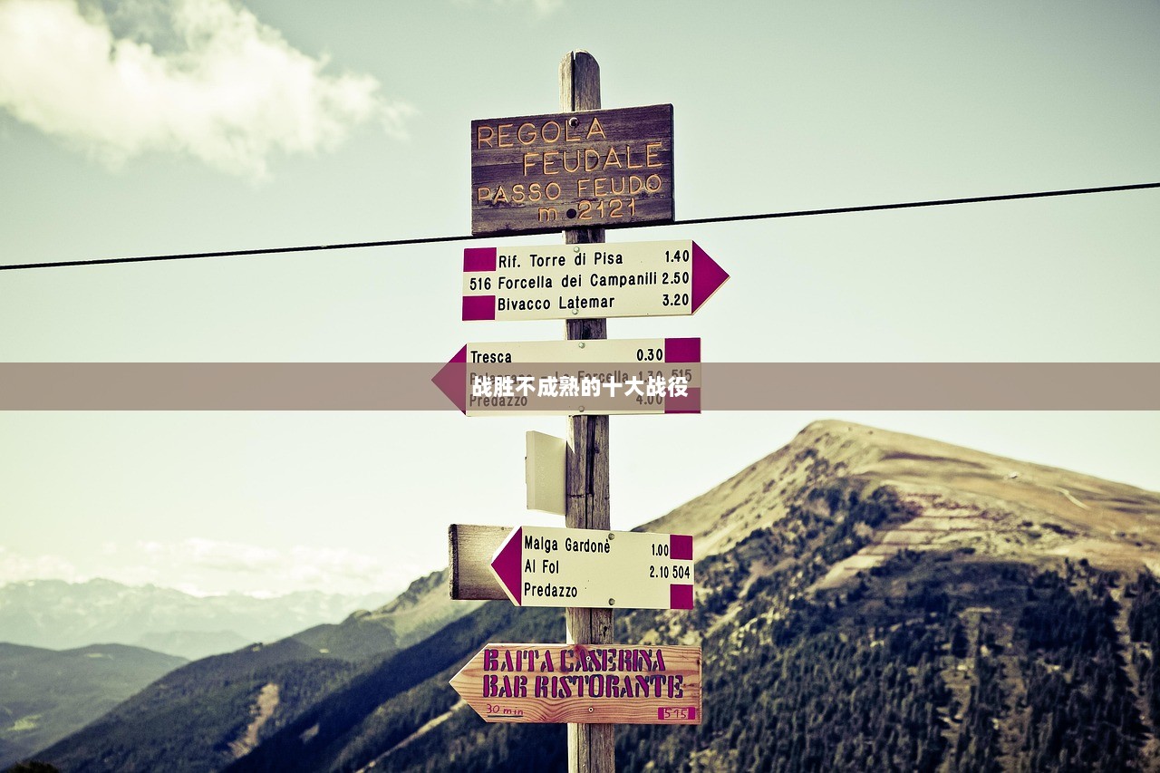 战胜不成熟的十大战役