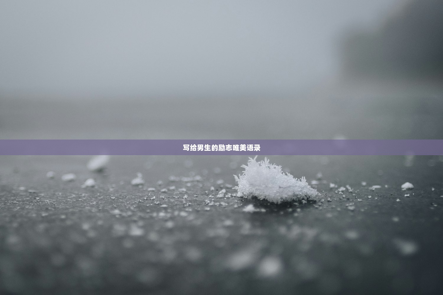 写给男生的励志唯美语录