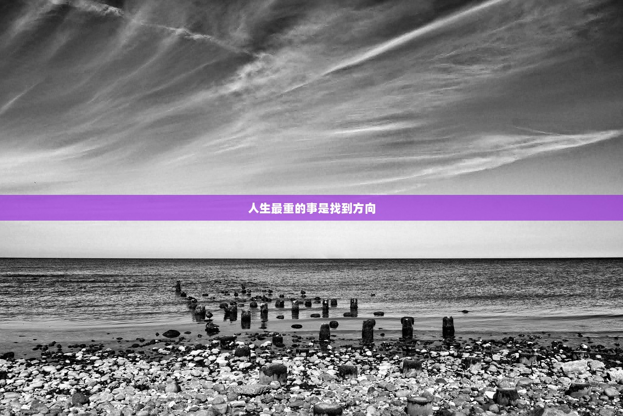人生最重的事是找到方向  第1张