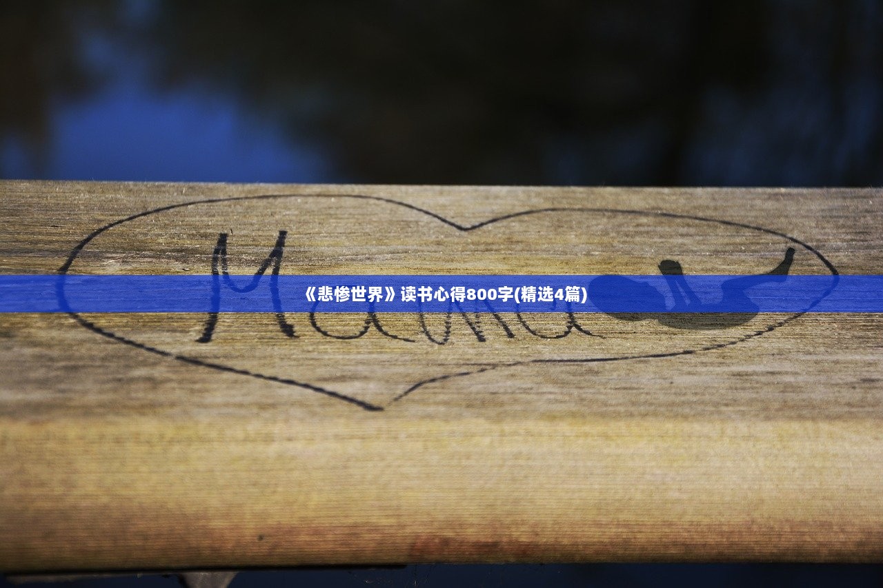 《悲惨世界》读书心得800字(精选4篇)  第1张