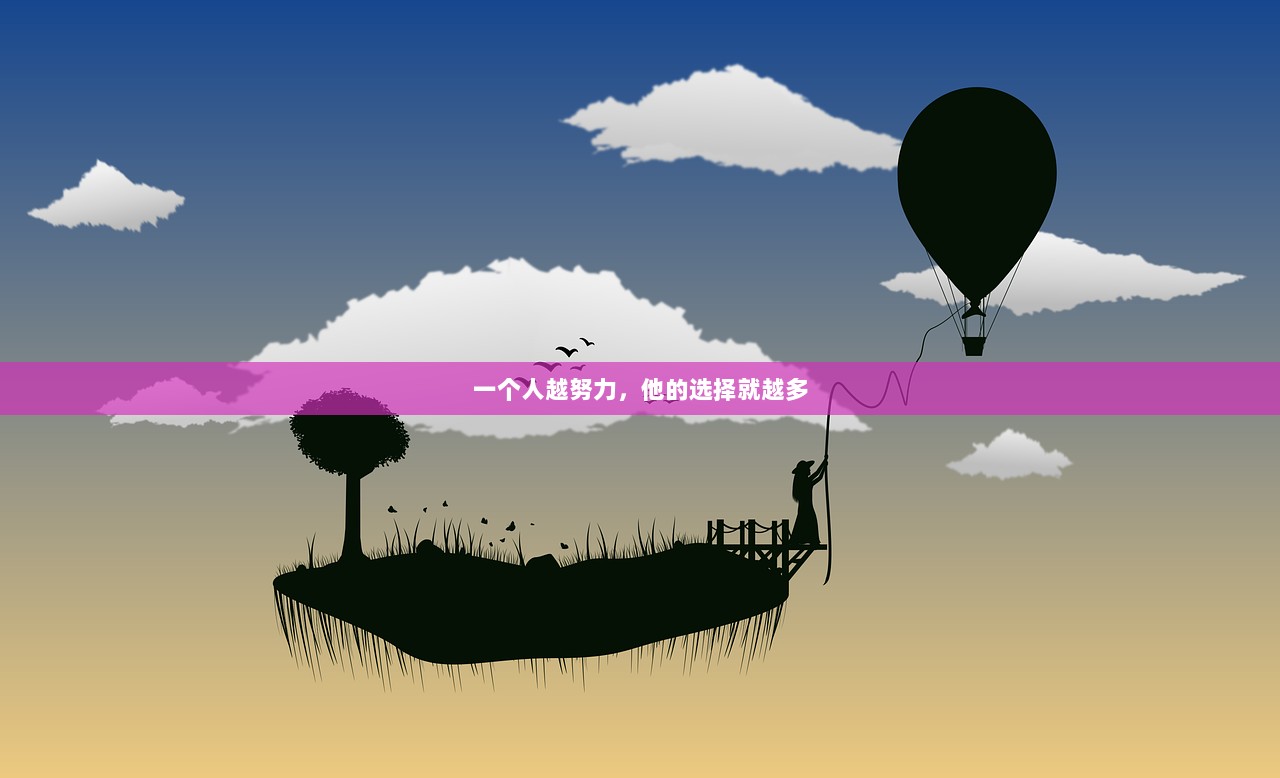 一个人越努力，他的选择就越多  第1张