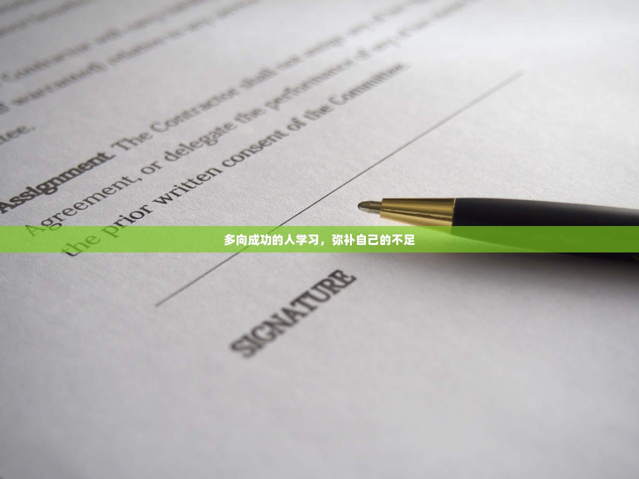多向成功的人学习，弥补自己的不足
