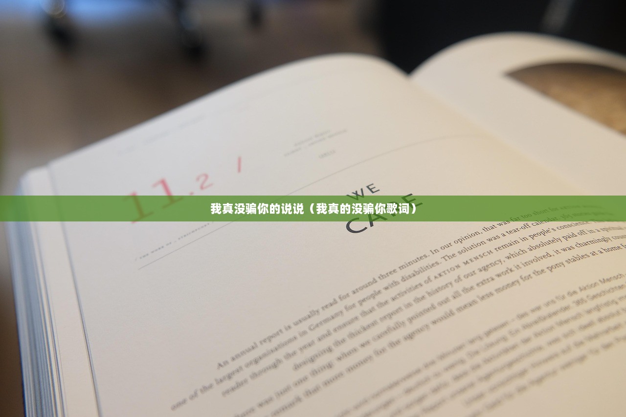 我真没骗你的说说（我真的没骗你歌词）