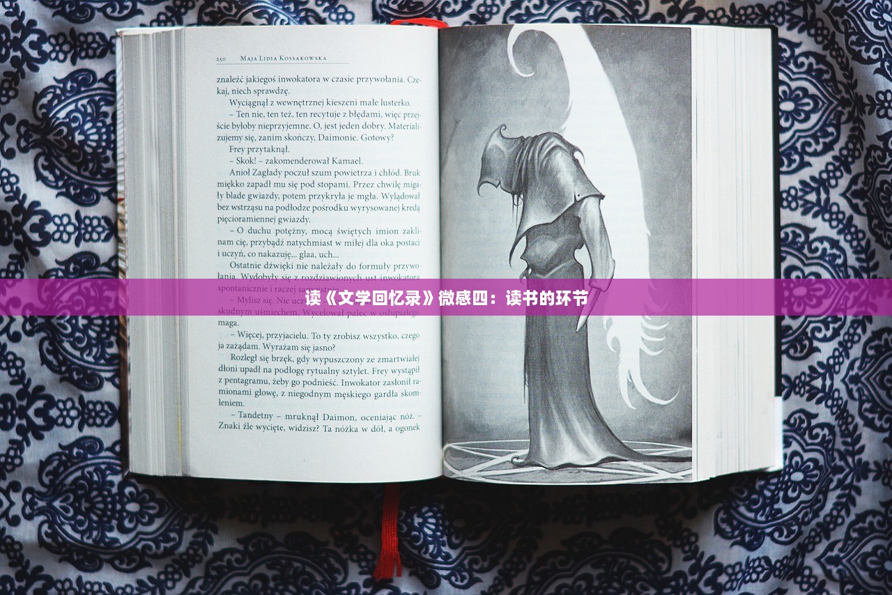 读《文学回忆录》微感四：读书的环节