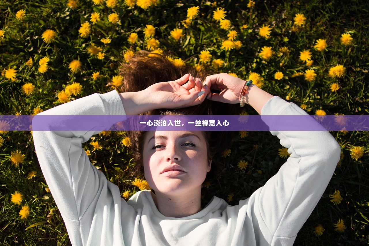 一心淡泊入世，一丝禅意入心