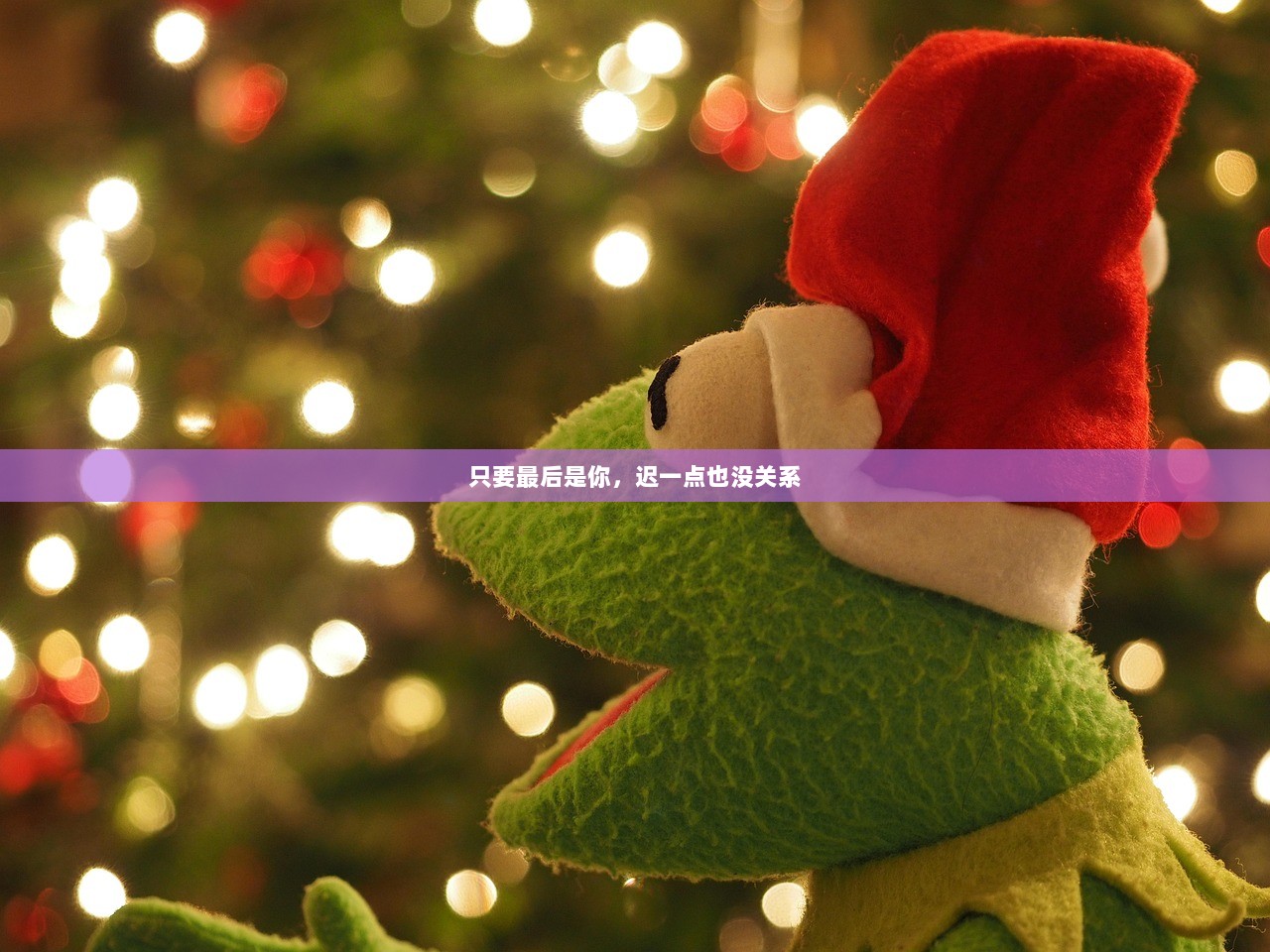 只要最后是你，迟一点也没关系