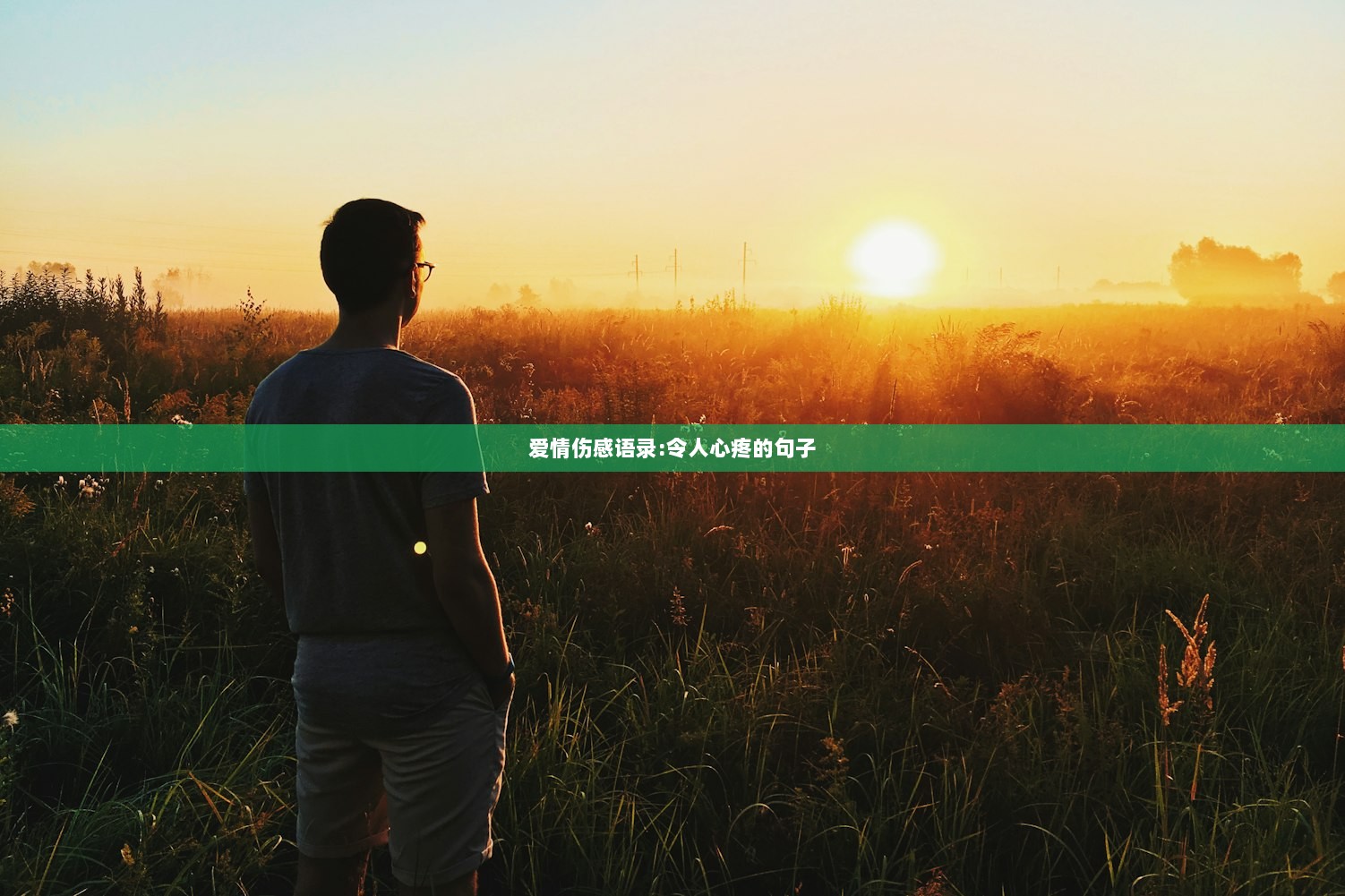 爱情伤感语录:令人心疼的句子