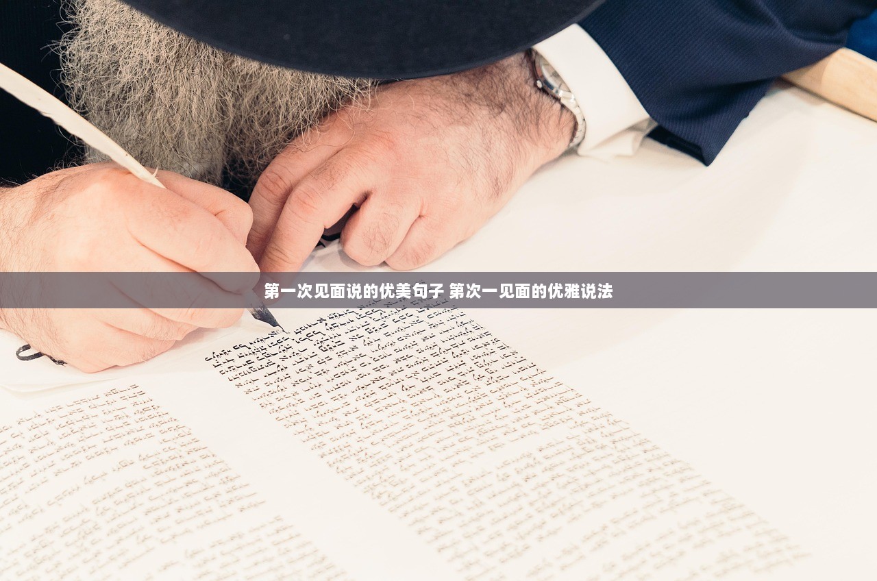 第一次见面说的优美句子 第次一见面的优雅说法