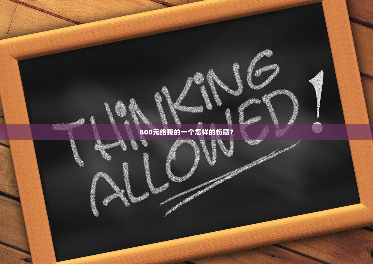 800元给我的一个怎样的伤感？