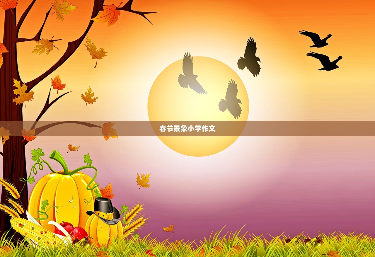 春节景象小学作文