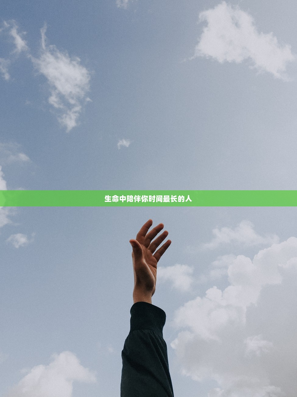 生命中陪伴你时间最长的人