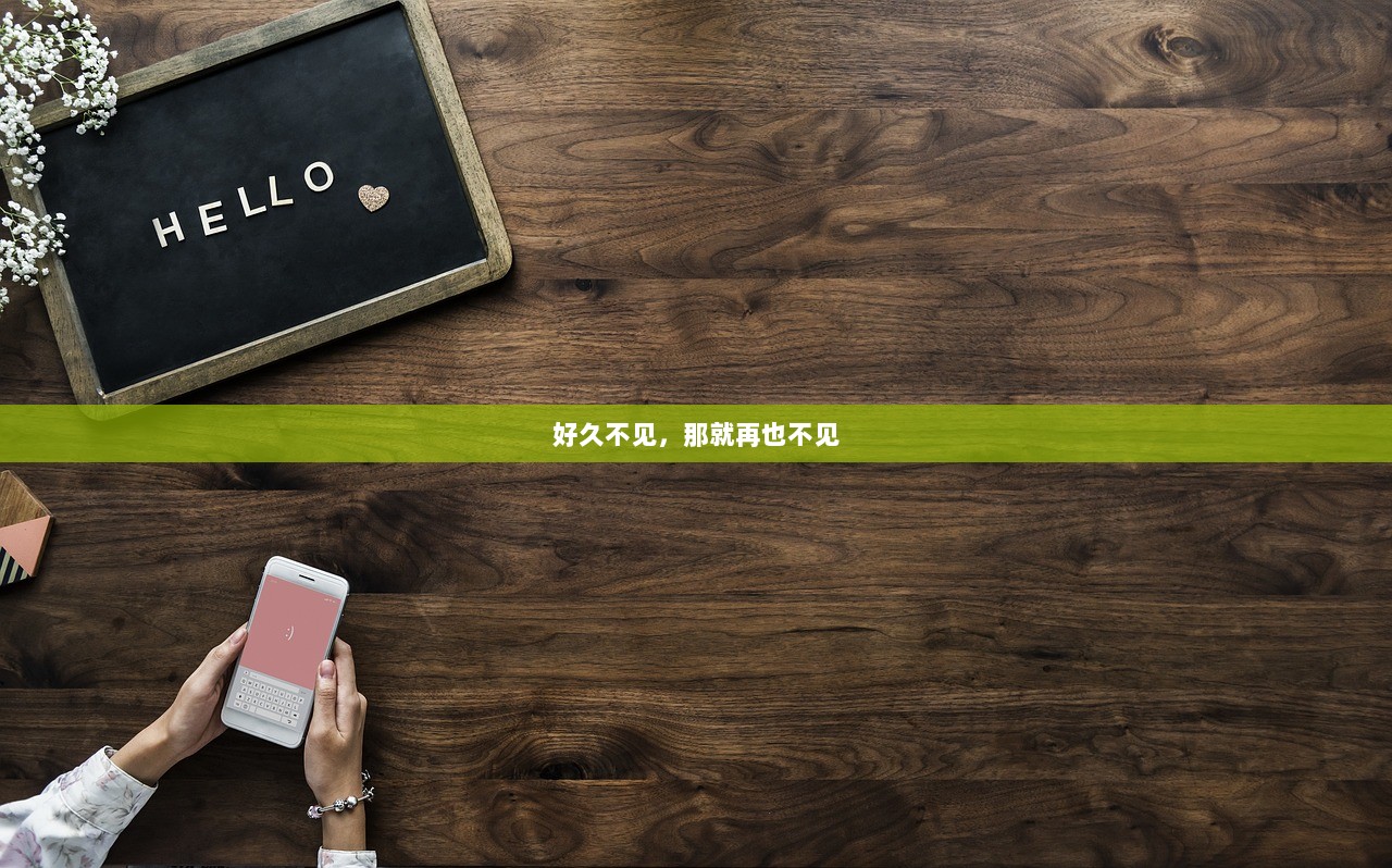 好久不见，那就再也不见