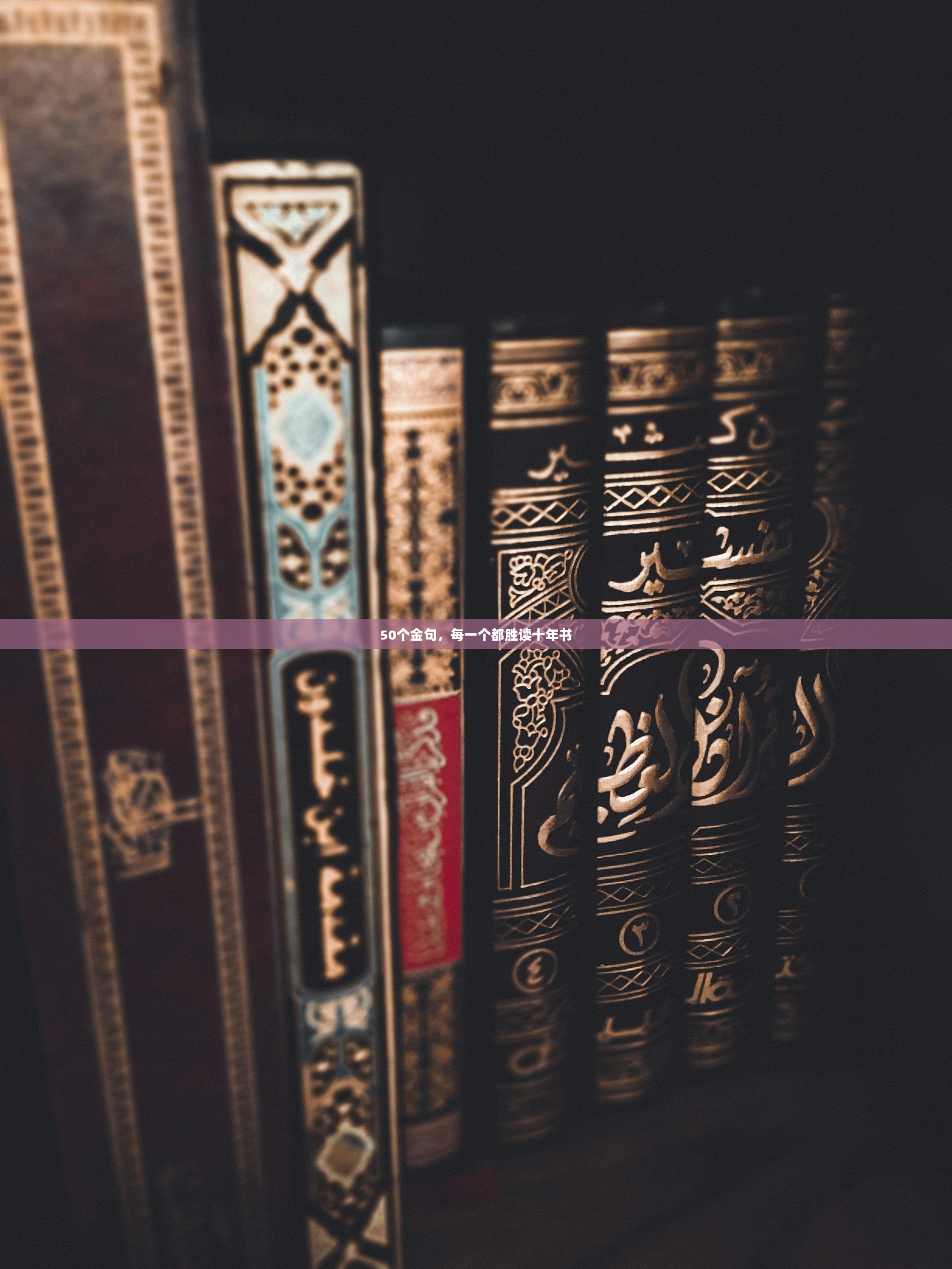 50个金句，每一个都胜读十年书